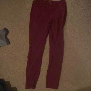 Burgundy jeans♥️